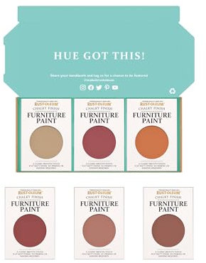 Rust-Oleum Furniture Paint in Chalky Finish – Fiery Shades Tester Box