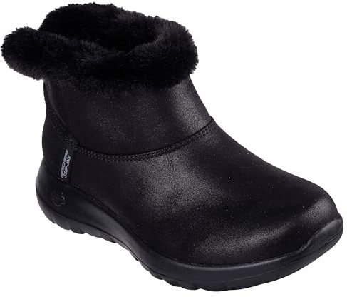 Skechers Damen ON-The-GO Joy Cozy Dream Stiefelette, Black, 37.5 EU