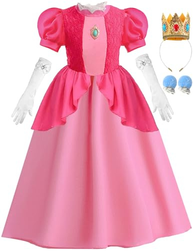 iTVTi Princess Costume for Little Girls with Accessories Halloween Carnival Costumes for Kids, 3-4 Years(Tag 110)