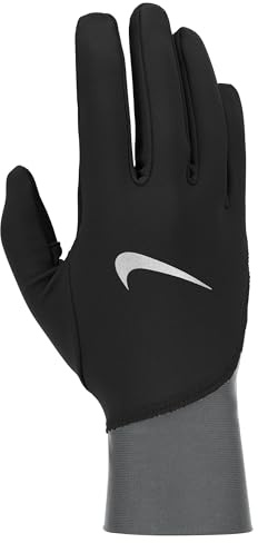 Nike Pacer Midweight RG Guantes de carreras para hombre Black/Smoke Grey/Silver L