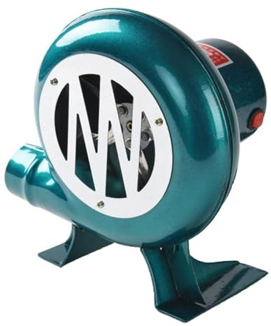 Manual Barbecue Fan Variable Speed Electric Blower - 220V Low Noise Coal Forge Blower, Hand Crank Forge Blower, Fire Starter Flame Exciter(60W)