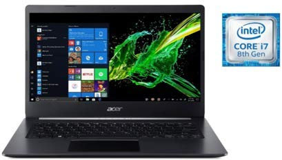 Acer Aspire 5, 14 Full HD, 8.ª generación Intel Core i7-8565U, 8GB DDR4, 512GB PCIe NVMe SSD, Windows 10 Home, A514-52-78MD