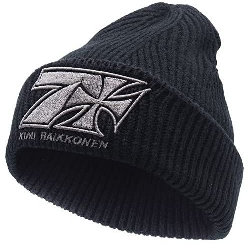 WEST COAST CHOPPERS WCC Beanie Kimi Raikkönen 3D Cross Seven Knit Black