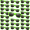 MIAHART 48er-Pack Kinder-Party-Sonnenbrillen, Bulk für Sommerpartys, Jungen und Mädchen, Geburtstagsparty, Geschenktütenfüller (Green)