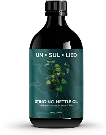 Stinging Nettle Multipurpose Oil for Hair Growth and Skin Soothing-Softening-Moisturizing for Men and Women-All Natural 4 oz