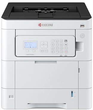 KYOCERA ECOSYS PA3500cx Color Laser Printer 37 ppm, 1200 dpi, Gigabit Ethernet, 5 Line LCD with Hard Key Control Panel, 650 Sheet Capacity
