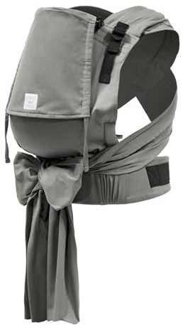 Stokke Limas Carrier Plus, Glacier Green (OCS) - Half Buckle Babytrage- Drei Trageoptionen - Sicher für Babys von 1 Monat / 4 kg bis 18 kg