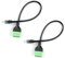Hsupez 2 Stück RJ12 Stecker auf 6 Pins Schraubklemmenblock Adapter für Cat3 Telefon Verlängerungskabel, RJ12 6P6C Stecker auf 6 poligen Telefonkabel, für Desktop Computer,Digital DVRs etc (30cm)