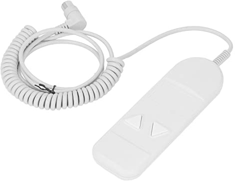 Ahgsup Télécommande Manuelle à 2 Boutons et 8 Broches pour Fauteuil élévateur, combiné de Remplacement Universel avec Câble enroulé pour Fauteuils Inclinables électriques et Fauteuils