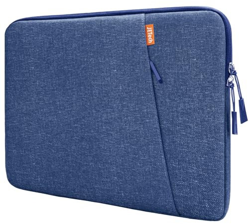 JETech Laptoptasche Hülle für 13-14 Zoll MacBook Air/Pro (M5/M4/M3/M2/M1) 2020-2025, 13-13.6 Zoll Notebook, Wasserdicht Laptophülle Laptop Sleeve mit Zubehörtasche (Kobaltblau)