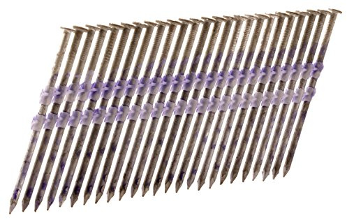 Metabo HPT Framing Nails | 3-1/2 In. x .131 | 21 Degree | Full Round Head | Hot Dipped Galvanized | Smooth Shank | Plastic Strip | 4,000 Count | 10164HPT
