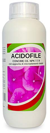 Fertilizzante Piante Acidofile per Crescita Forte e Sana - Concime Azalee,Camelie e Ortensie Giglio Ecc - Rafforza Le Difese Naturali – di tutte le Piante da Balcone Terrazzo o Giardino 1 Litro