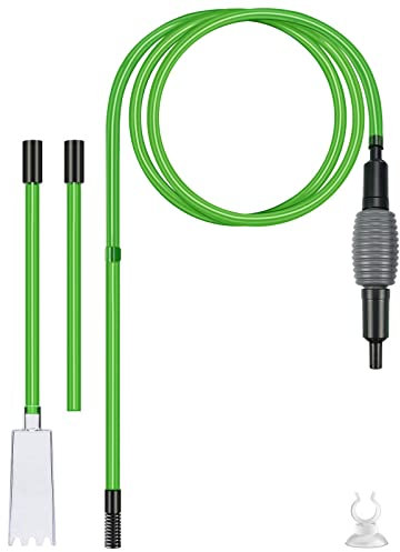 Profiwoab Aquarium Reiniger, Aquarium Filter, Fish Tank Reiniger, Aquarium Wasserwechsel, Aquarium-Reinigung Sand Filter Fisch Tank Einstellbare Durchflussregelung