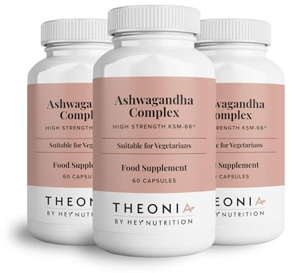 Theonia Ashwagandha Complex 9000mg Supplement High Strength KSM-66
