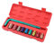 TOPWAY 1/2 Inch Socket Set 10PCs 8-22mm Metric with Square End L Shape Wrench Handle, Chrome Vanadium Steel, Multicolour, Auto Repairing Garage Tool in Stroage Case