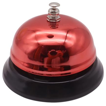 Cloche de Table - Cloche de Table pour Bars, Sonnette d'appel de Bureau en métal antirouille, Sonnette de réception pour hôtels, Restaurants, Cuisines, écoles, comptoirs