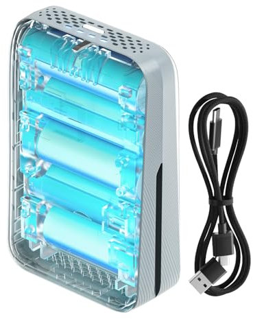 Litheli Akku 20V 4.0AH 20000 Milliampere Lithium-Ionen-Akku, geeignet für alle Litheli Geräte, mit LED-Anzeige, zur Stromversorgung intelligenter Geräte.