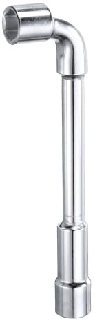 QUARKZMAN Llave de Vaso Hexagonal en Forma de L de 14 mm Llave de Tubular Métrica de 6 Puntas de Acero con Alto Contenido de Carbono, de Doble Extremo, para Reparaciones y Mantenimiento