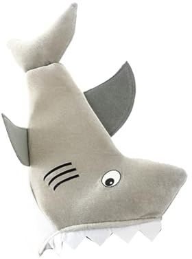 XNHIU Adult Shark Bite Hat Novelty Party Hat Animal Hats Halloween Shark Party Costume Accessory for Adults