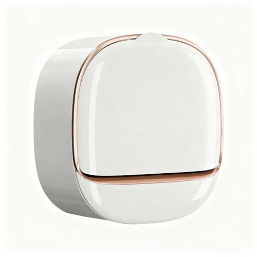 Soporte de Jabón de Lujo con Bandeja de Drenaje,Jabonera Pared Impermeable sin Obras - Caja de Jabón Adhesiva Montada en la Pared para Baño y Ducha, Diseño Blanco Elegante