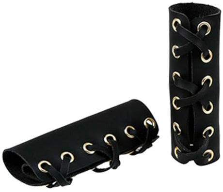 Wodsty Copertura per manubrio in pelle per scooter elettrico e bici elettrica stile retrò, diametro 22 mm, nero o giallo, facile installazione con corde incluse