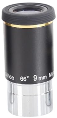 Violiica Telescopio oculare ultra grandangolare a 66 gradi, lunghezza focale 6 mm/9 mm/15 mm/20 mm, corpo in metallo da 3,2 cm con oculare pieghevole, per osservazione astronomica e paesaggistica