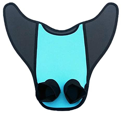 ulapithi Schwimmflossen Meerjungfrau Flossen Monofin Mädchen Flipper Tauchen Meerjungfrauenflosse Einteilige Meerjungfrauenflossen | J-116 | Schwimmtraining Flossen Monoflossen Für Kinder Blau