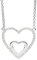 NANA KAY Double Happiness Halskette Silber mit Zirkonia ST1356