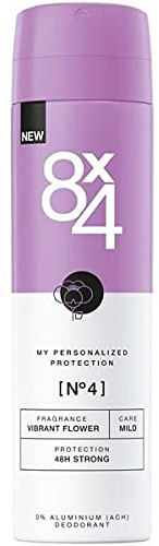 8 x 4 deodorantspray kvinnor – nr. 4 (Vibrant Flower) – 6-pack (6 x 150 ml)