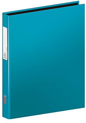 NEU BRUNNEN Ringbuch mit 2 Ringen, DIN A4, 20mm Füllhöhe, türkis