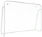vidaXL Porta da Calcio con Rete Bianca 214x75x152cm Acciaio Poliestere, porta da calcio con rete, attrezzatura da calcio, attrezzatura allenamento calcio