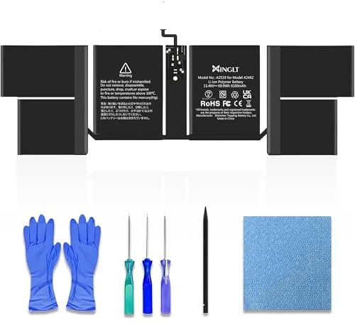 XINGLT A2442 Batteri byte Laptop Batteri för A2519 MacBook Pro 14 tum A2242 Batteri (sent 2021) A2519 Batteri EMC 3650
