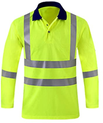 Warnschutz t Shirt Herren Langarm - Arbeitsjacke Baumwolle Männer- warnshirt Damen - sicherheits Jacke Poloshirt Unisex T-Shirt ohne Kapuze Sommer lang mit Namen Polo engelbert Workout wasserdicht,