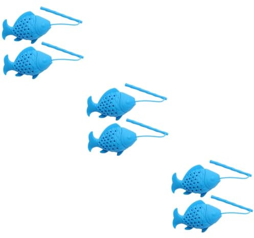 Cabilock 6 Piezas Colador Té Creativo Coladores Té Artículos Del Hogar Infusor Té Silicona Colador Malla Fina Filtro Té Colador Té Ultra Señor Filtrar Lindo Tetera