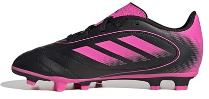 adidas Unisex-Child Goletto Ix Firm Multi Ground Sneaker, Black/Lucid Pink/Black, 1.5 Big Kid