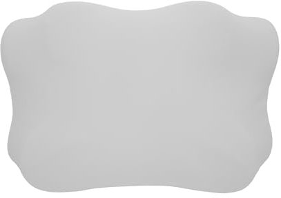 Dukal | Bezug passend für Glückstoff Orthopädisches Kissen | Zibroges Nackenkissen | DONAMA Memory Foam Kissen | 100% Baumwolle | Farbe: grau