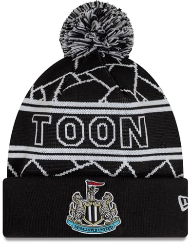 New Era Vintertofsmössa – sportmössa Newcastle United, svart, one size