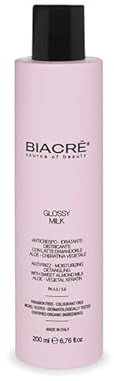 Head Way Glossy Milk - Latte idratante anticrespo e antistatico per capelli crespi e ribelli(200ml)
