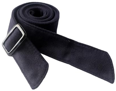 Milageto Cinturón Ancho de Cintura para Mujer Cinturón Decorativo Abrigo Lana Cinturón Envolvente para Trench Chaqueta Material Transpirable Adecuado para Pase, Azul, universal
