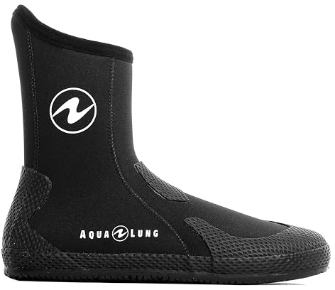 Aqualung Superzip 7mm - Ergonomic, durable, and comfortable boots with thermal protection and anti-slip soles, ideal for scuba diving