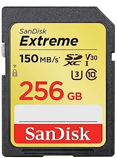 SANDISK - CARDS EXTREME PLUS 256GB SDHC MEMORY CARD 190MB/S 130MB/S UHS-I CLASS