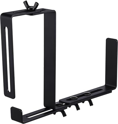 Sosoport Staffa Per Fioriera Regolabile Staffe Per Fioriere Da Balcone Supporto Per in Metallo Adattabile Per Fioriere Pesanti Facile Da Installare Per Ed Esterni
