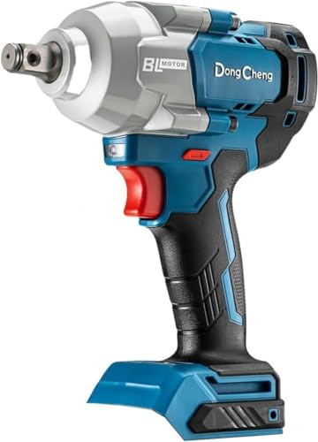 Dong Cheng 18V bürstenloser Schlagschrauber, 698Nm hohes Drehmoment, 2200U/min, 1/2 Zoll akku-Schlagschrauber, Batterien und Ladegerät nicht im Lieferumfang enthalten, Gerät ohne Zubehör