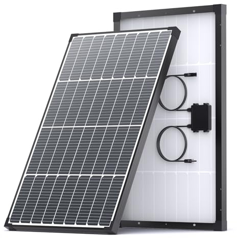 N-Type 16BB 55W Monokristalline Solarmodule, Callsun 55W Solarpanel, PV-Module,3.2mm Glas,Ideal für 12V Batterie,Wohnmobil, Balkonkraftwerk, Gartenhäuse, Boot,Camping (Halterung nicht enthalten)