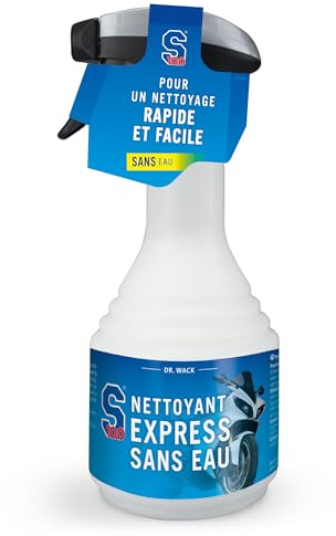 Dr. Wack - S100 Nettoyant Express Sans Eau pour Moto - Ravive les Couleurs - Protection contre les Intempéries - Entretien Premium Fabriqué en Allemagne - Flacon 500 ml