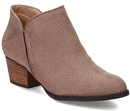 LifeStride Womens Blake Ankle Boot, Doe, 6.5 US