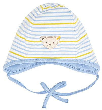 Steiff Baby Boys Mütze ohne Bommel Hat, Della Robbia Blue, 37