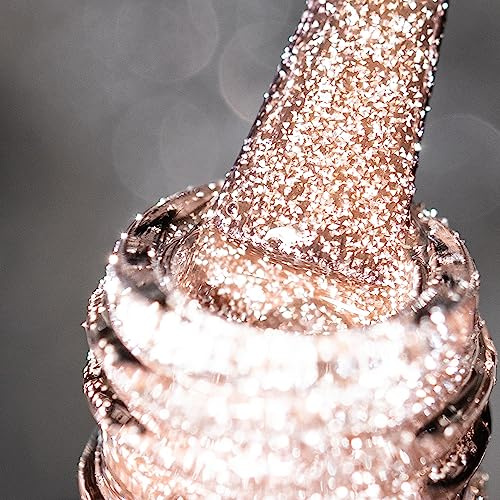 BURANO Reflective Diamond Nail Glitter Gel Polish - Sparkly Color Holographic Glitters, 7.3ml UV Lamp Required (SZ1)