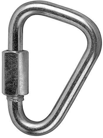 Maglia Rapida Delta Ø 10 mm Acciaio Zincato - Robusta e Resistente alla Corrosione - 4 Pezzi