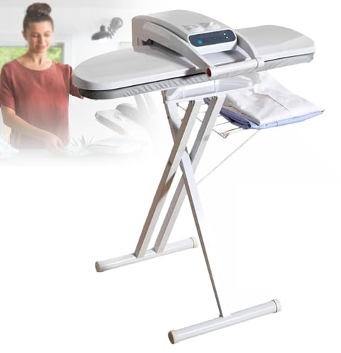 Prensa profesional de plancha de vapor con soporte, gran área para un cuidado eficiente de la tela y eliminación de arrugas